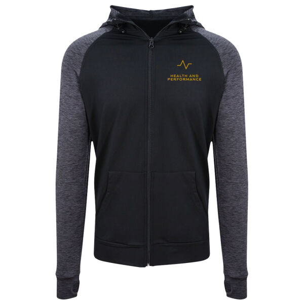 Men's Regular - Cool Contrast Zipped Hoodie Thumbnail